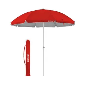 Sombrilla 1.8 metros roja con bolso Broksol