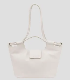 Tous Bolso crossbody blanco en piel vacuna liso Mujer